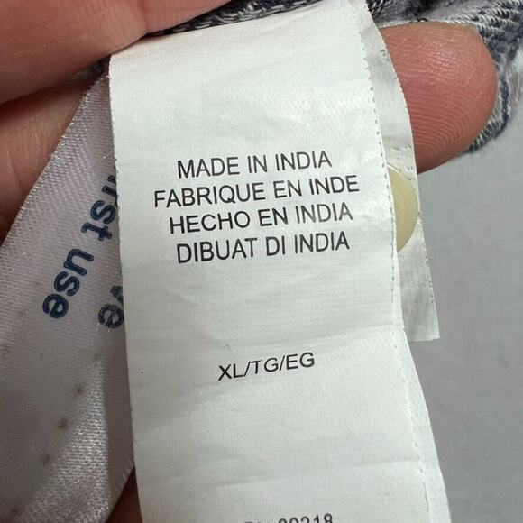 Lucky Brand Shirt Mens XL Blue Western Patchwork Pearl Snap Plaid Rodeo Country - Picture 7 of 8